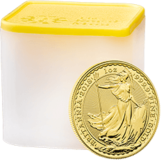 Britannia 2018 1 oz Gold Ten Coin Tube